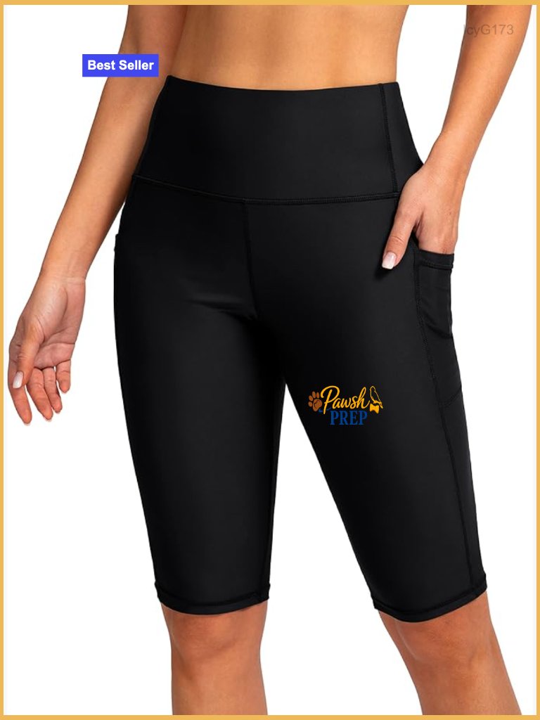 High Waisted Swim Shorts With Pockets Upf50+ Quick Dry Board Shorts